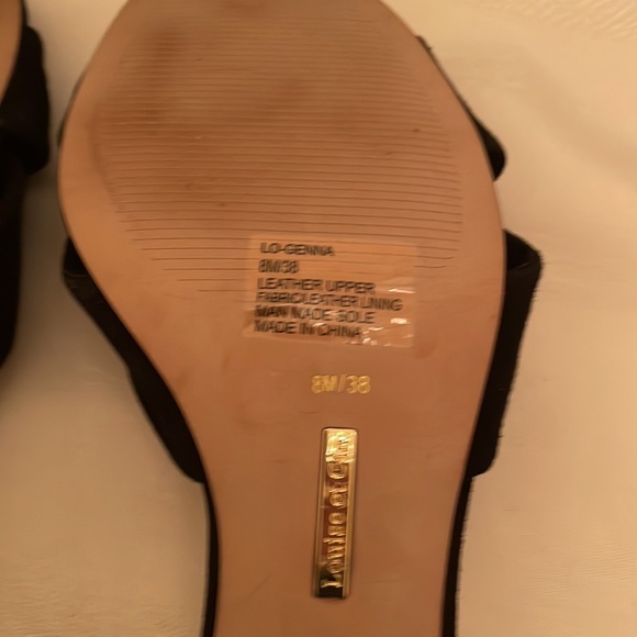 Pretty Louise et Cie LO-Genna suede dressy sandals, ankle strap EUC (OLCC) - Picture 9 of 12